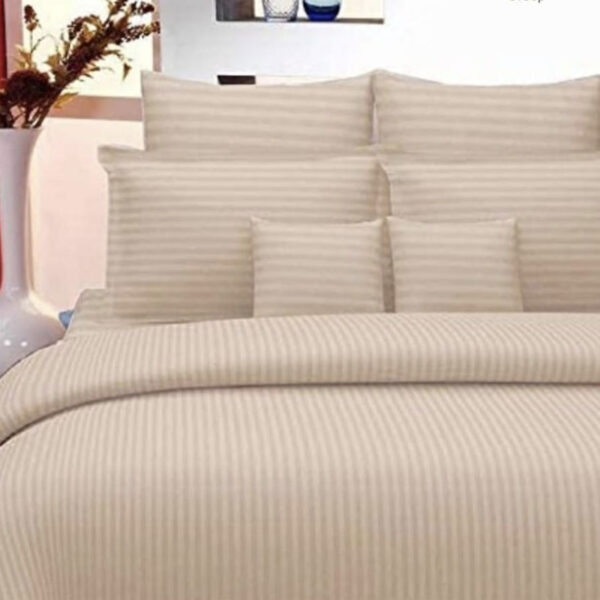 Beige Bonjour Bedsheet Set