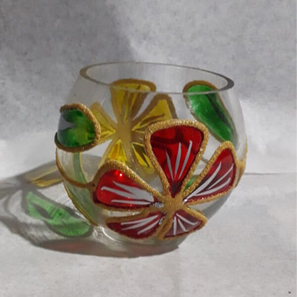 Fab Floral Tea Light Candle Holder